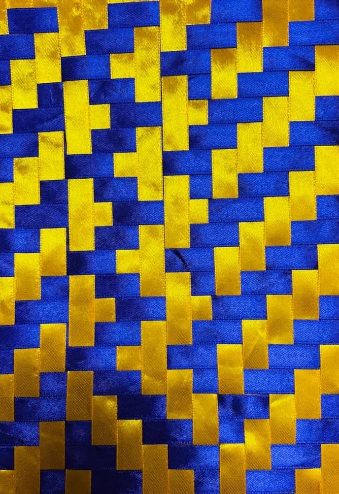Herringbone weave sample